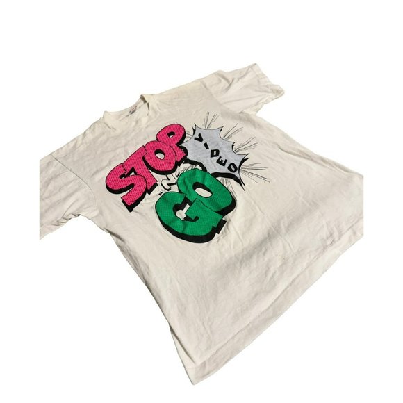 Vintage Stop n Go Videos 90s Tshirt‎ Single stitch Made in USA - Picture 1 of 6
